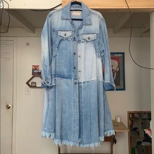 Patchwork denim jacket